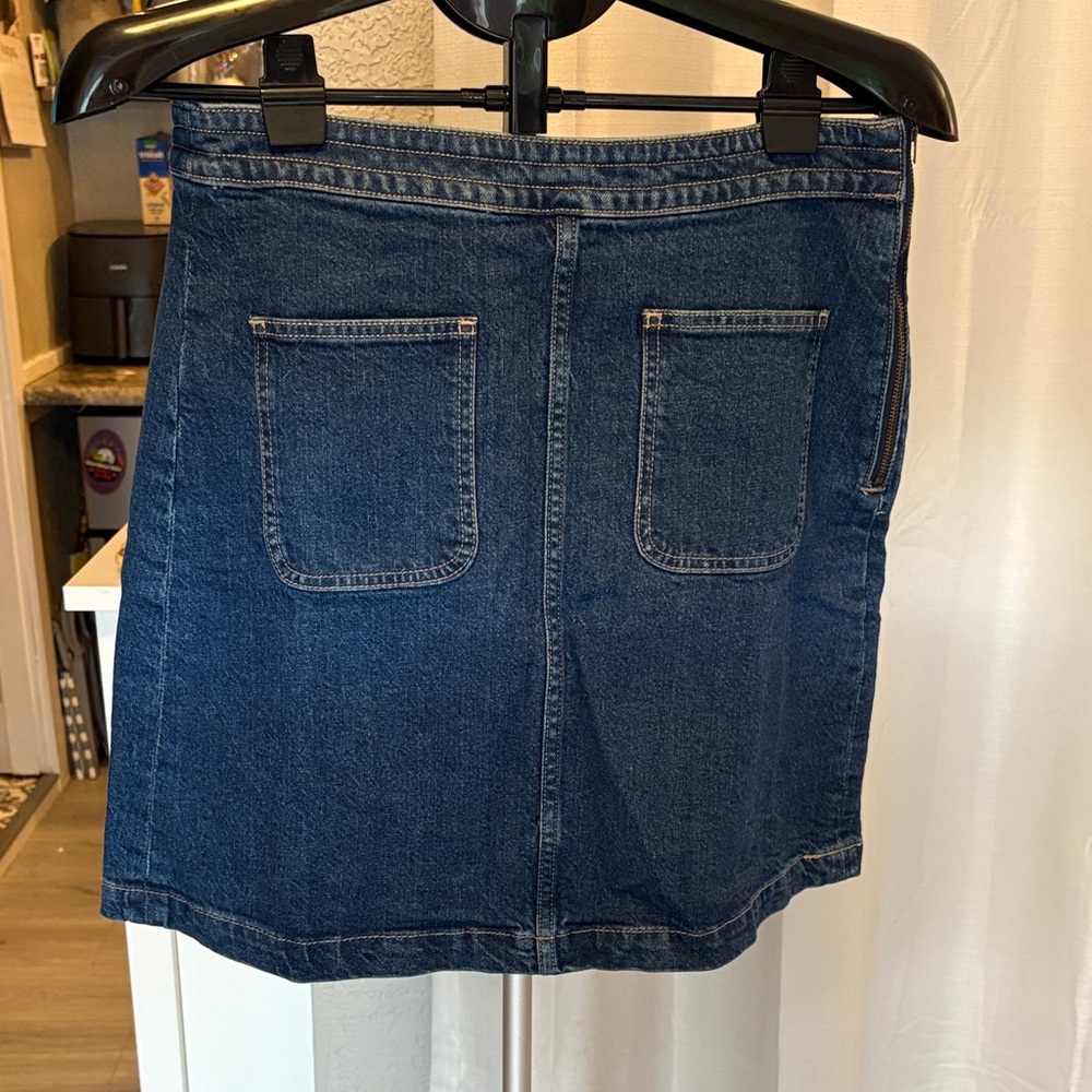 LOFT Denim Skirt - Blue